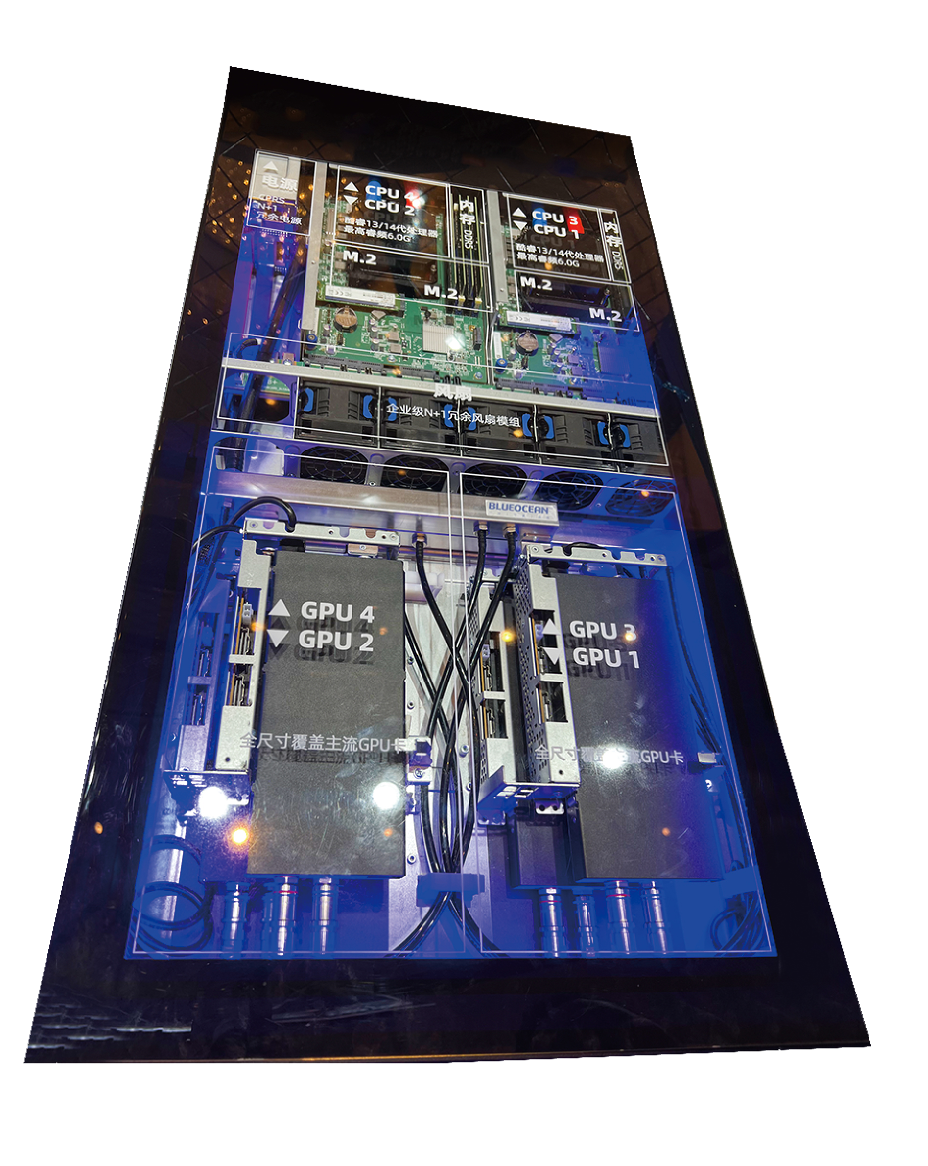 Hyper-converged liquid server