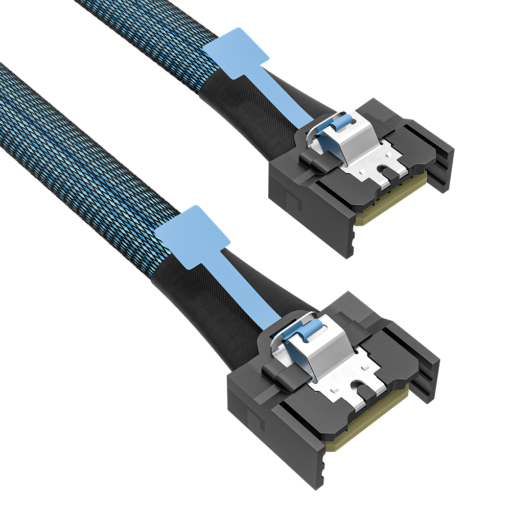 MCIO 4X to 4X (PCIe Gen5)